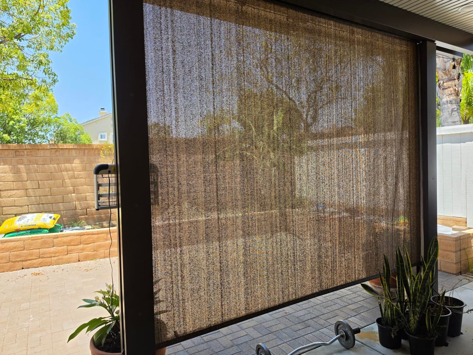 SEEYE Outdoor Sunshade Roller Shades 48
