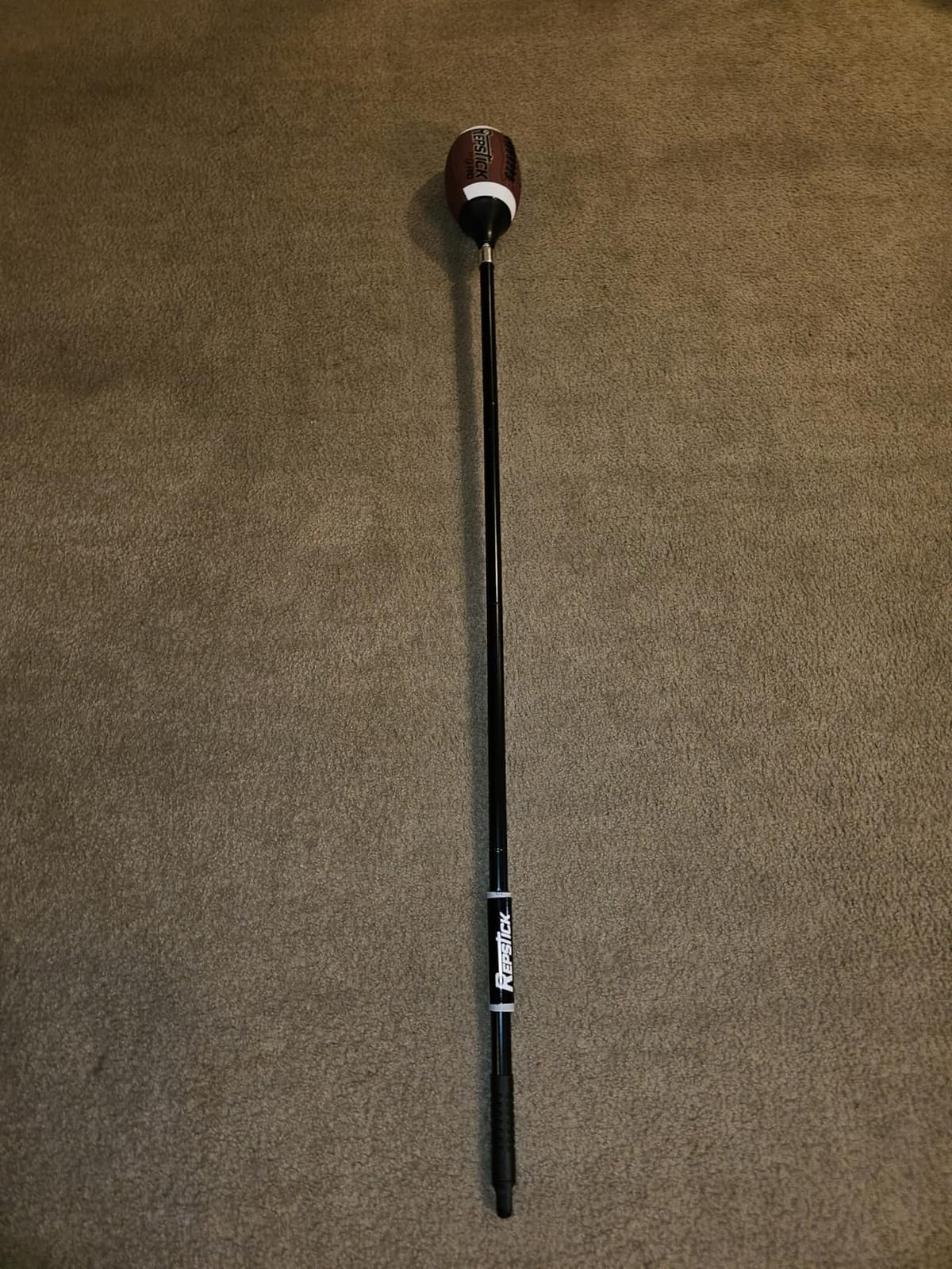 REPSTICK The Original Football Training System for Youth Athletes - Leather Ball with Speed Grip Stick for Perfect Catches Every Play customer photo 1