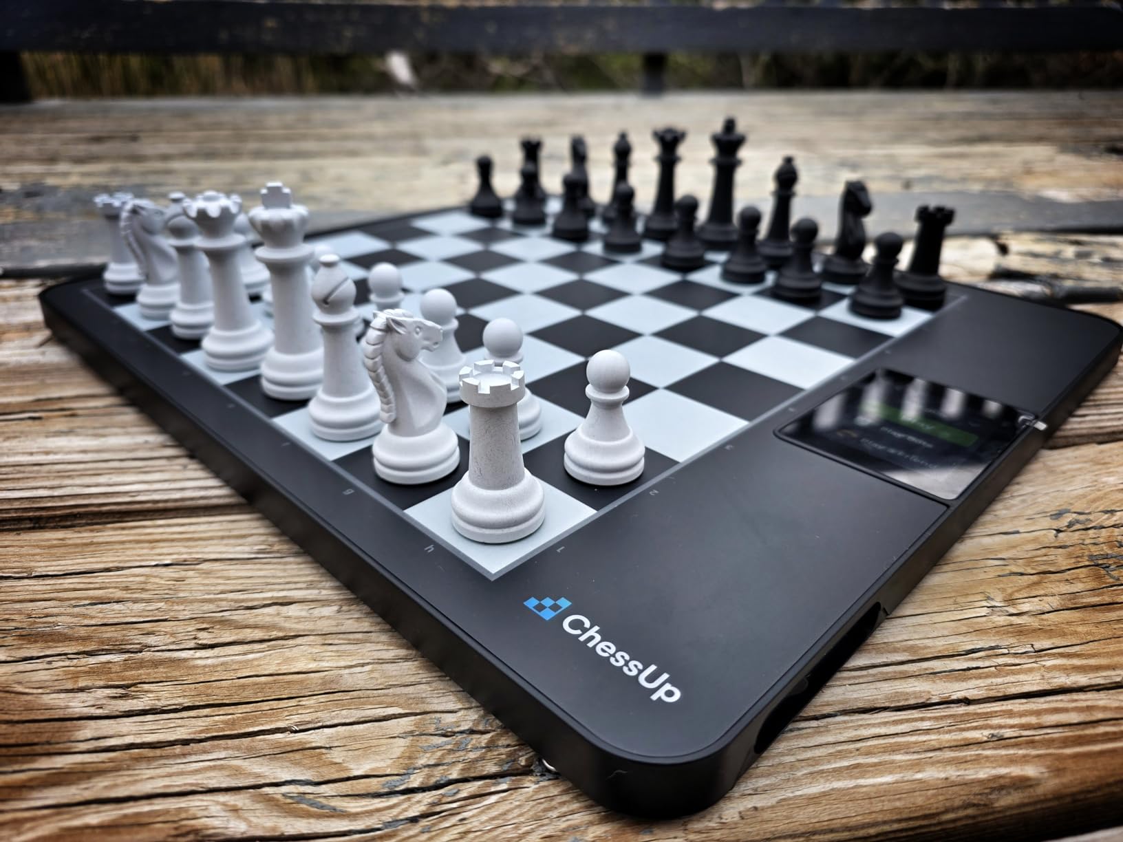 ChessUp 2 - Electronic Chess Board by Bryght Labs - Built-in WiFi, Chess Engine - Includes Chess Set TouchSense Pieces - Light Up Smart Chess Board - with AI, Lessons, Wireless Play & Companion App customer photo 2
