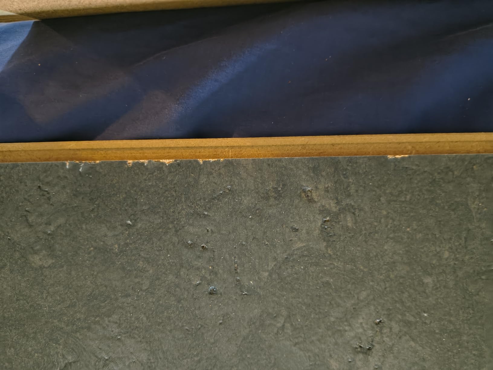 Go4Cork Concrete Midnight Cork Flooring Tiles, Floating Floor, PVC-Free, 905 x 295 x 10.5mm customer photo 1