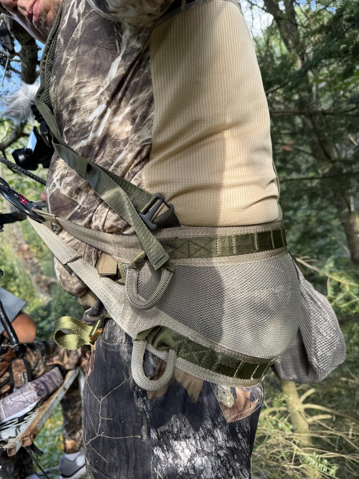Tree Saddle for Hunting: Lightweight Hammock Tree Saddle, Ultra Comfortable Padded Seat, Tree Saddle Hunting System, Includes Adjustable Bridge and Attachments, Tree Saddle Accessories customer photo 1