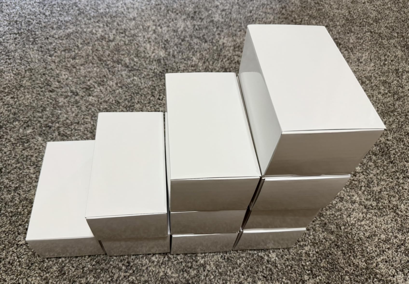 Trading Card Storage Box, 6-Pack 1100 Count White Corrugated Cardboard Box | Bulk Sports Storage Box for TCG/Magic/Mtg Basketball Card, Collectible Trading Cards customer photo 2