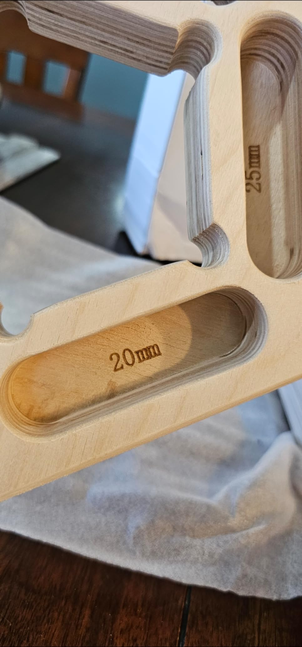 POWER GUIDANCE Hangboard Climbing Finger Board Climbing Board to Strengthen The Climbing Grip Made of Wood for Indoors and Outdoors customer photo 2