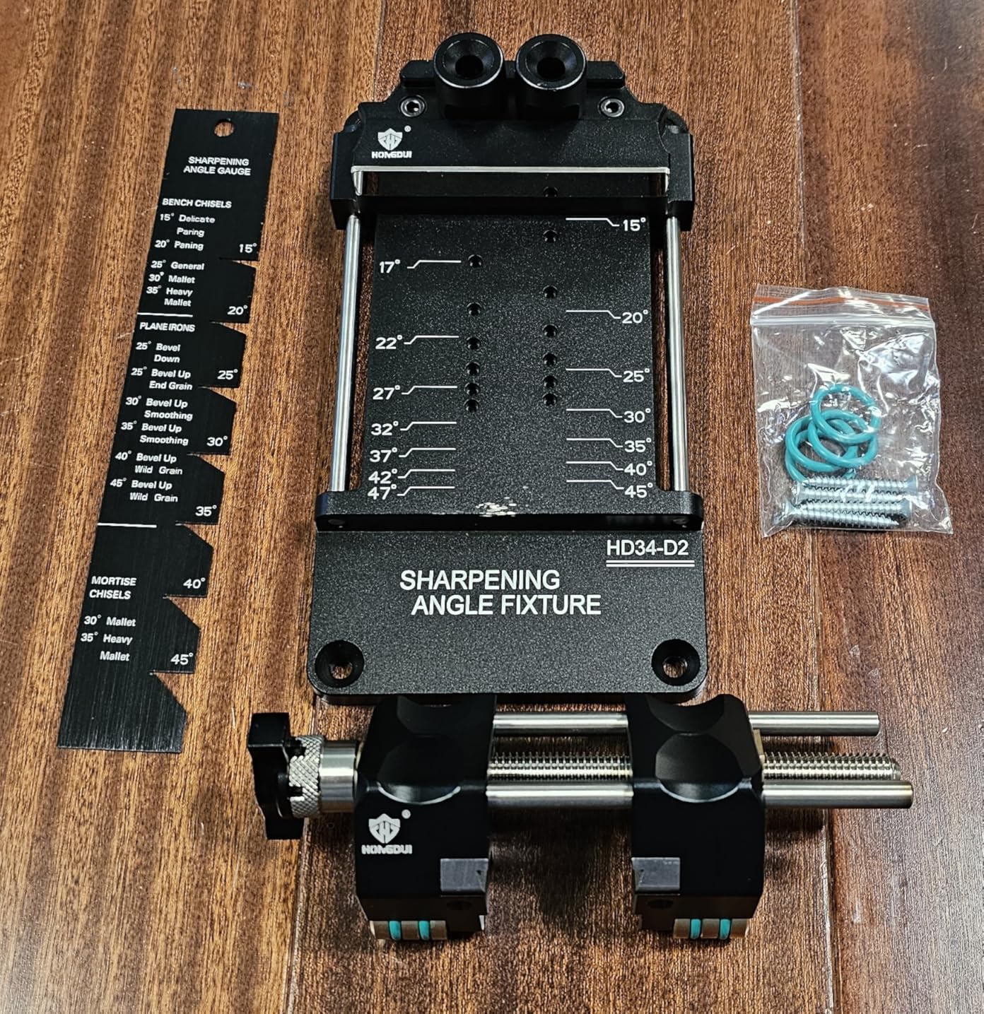 HD34 Chisel Sharpening Jig Honing Guide for 0.1