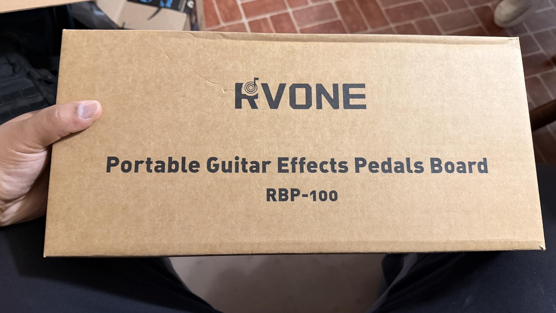 RVONE Extra Large Guitar Pedal Board with Built-in Power Supply | 24.02×12.6