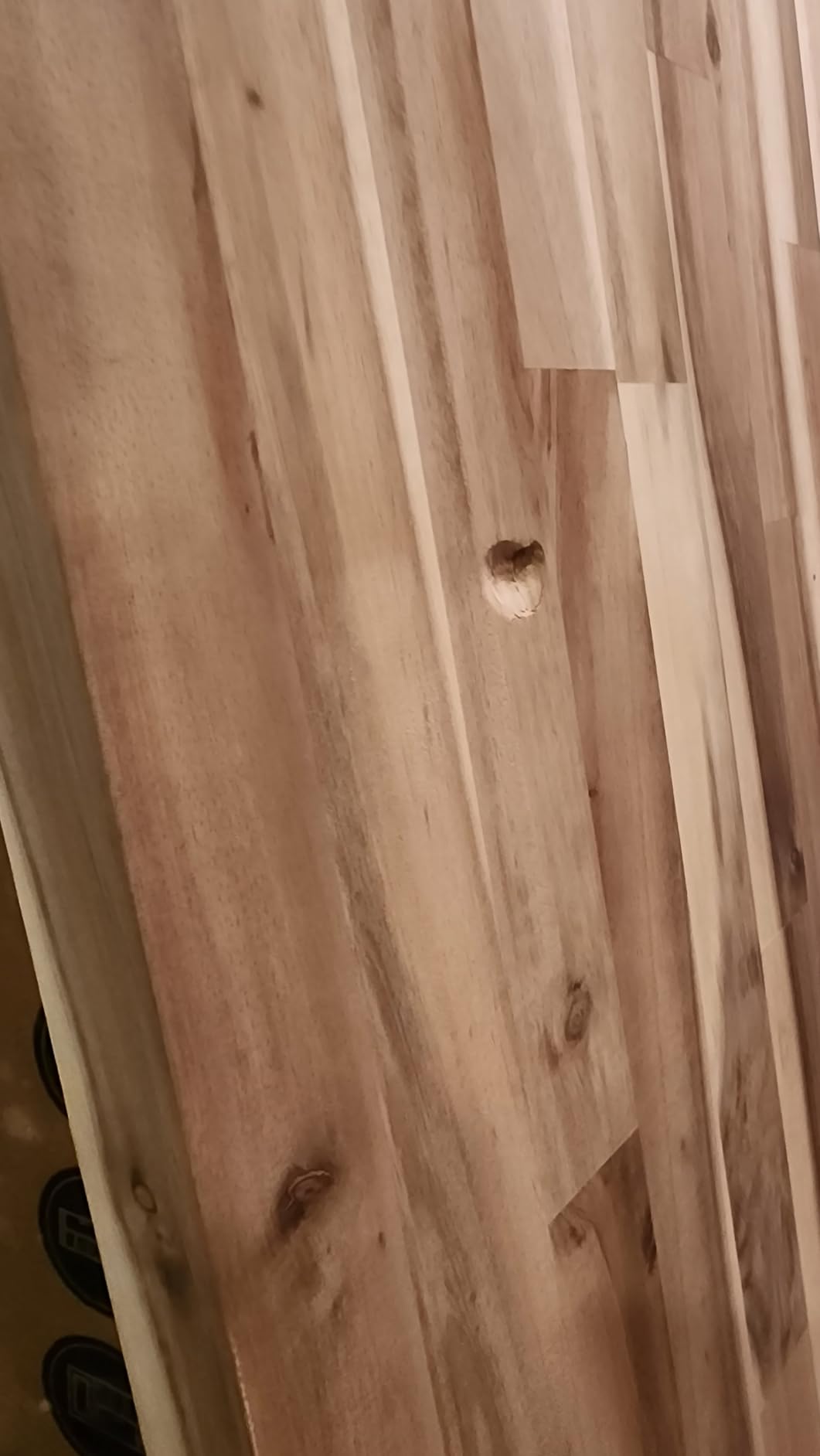 36''L x 25''W x 1.5''Th Acacia Solid Wood Butcher Block Countertop, Butcher Block Table Top for DIY Washer Dryer/Island/Kitchen Countertop (Unfinished) customer photo 2