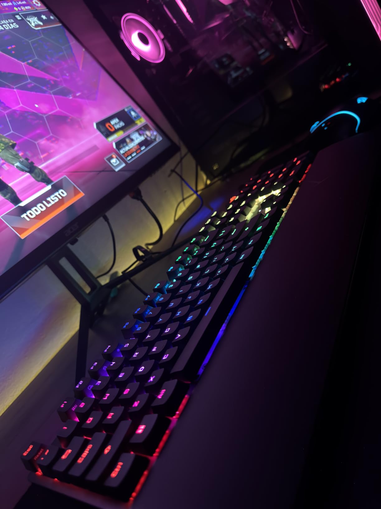 ASUS ROG Strix Scope II X Wired USB Mechanical Gaming Keyboard - 100% Full-Size, Hot Swappable Pre-lubed ROG NX Snow V2 Linear Switches, PBT Keycaps, RGB, PC/Mac Support - Black customer photo 2