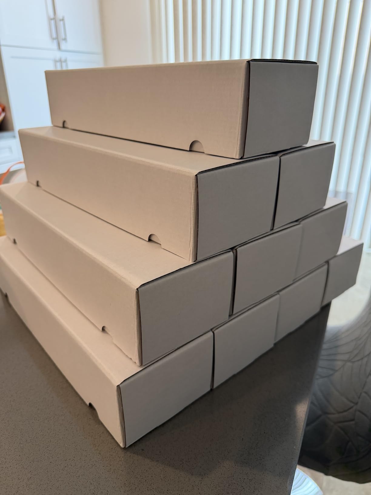 Trading Card Storage Box, 3-Pack 1100 Count White Corrugated Cardboard Box | Bulk Sports Storage Box for TCG/Magic/Mtg Basketball Card, Collectible Trading Cards customer photo 2