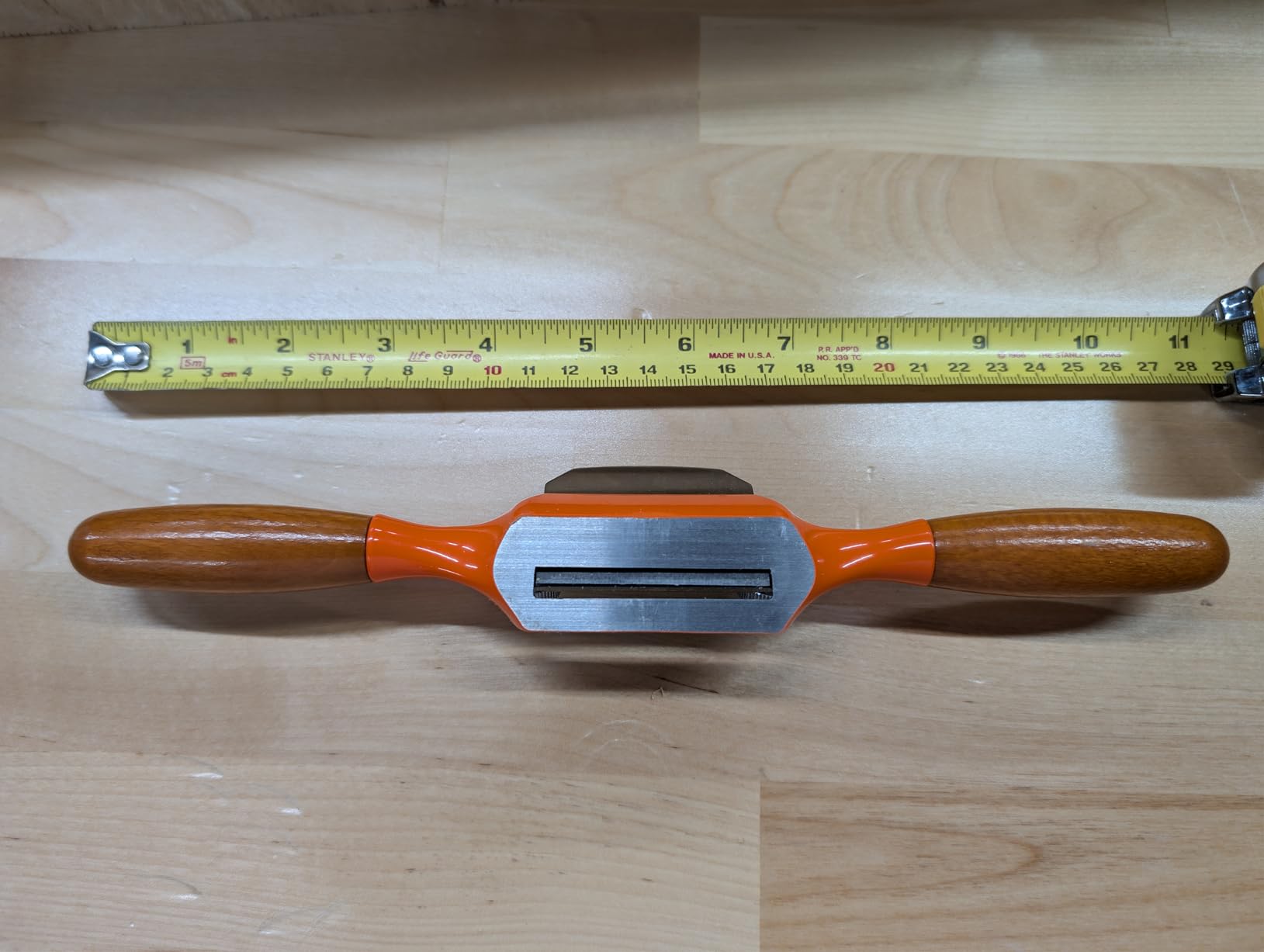 JORGENSEN No.59F Spokeshave for Woodworking - Stainless Steel Hand Planer with Beechwood Handle customer photo 2