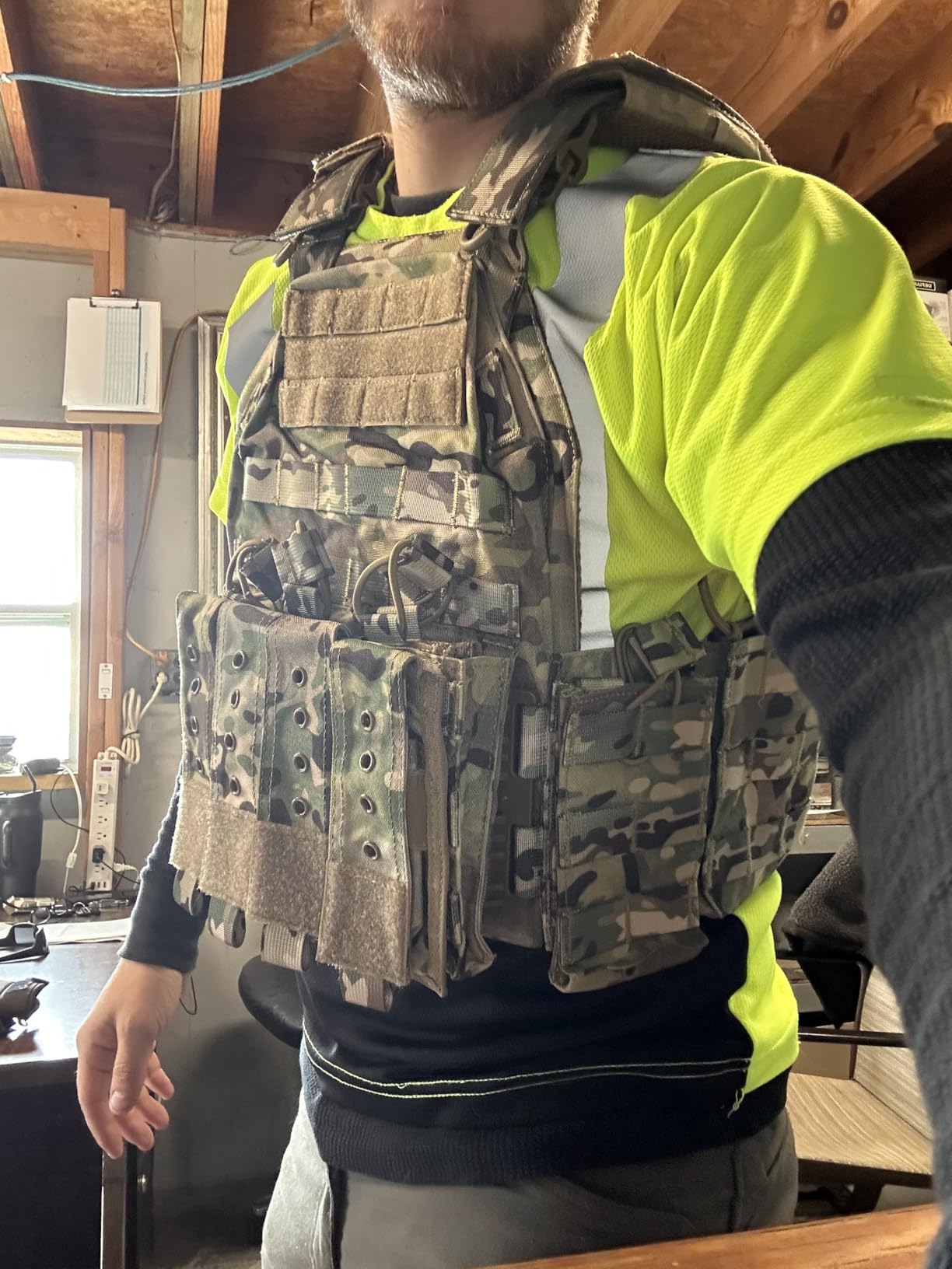 vAv YAKEDA Tactical Vest for Men Quick Release Outdoor Airsoft Vest Adjustable for Adults customer photo 1