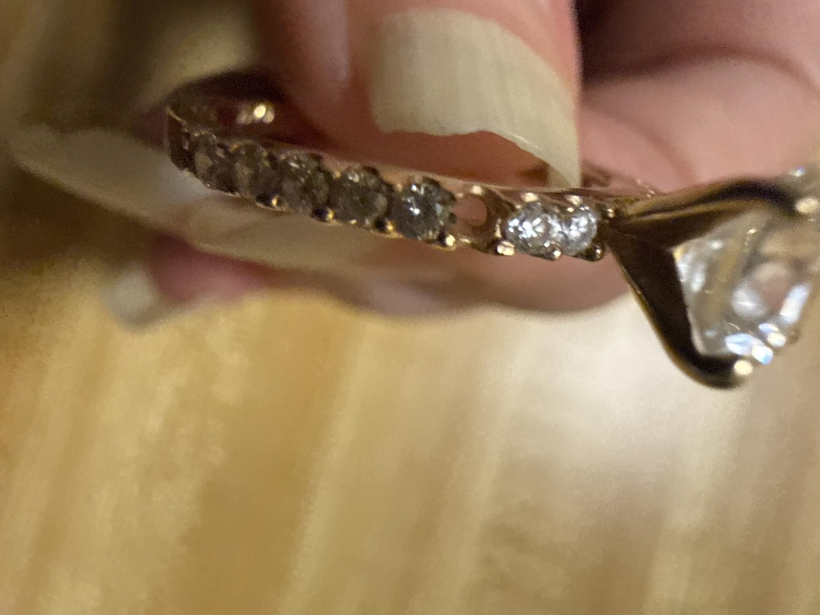 1-6 Carat LAB GROWN Round Cut Prong Set Solitaire Diamond Engagement Ring customer photo 2