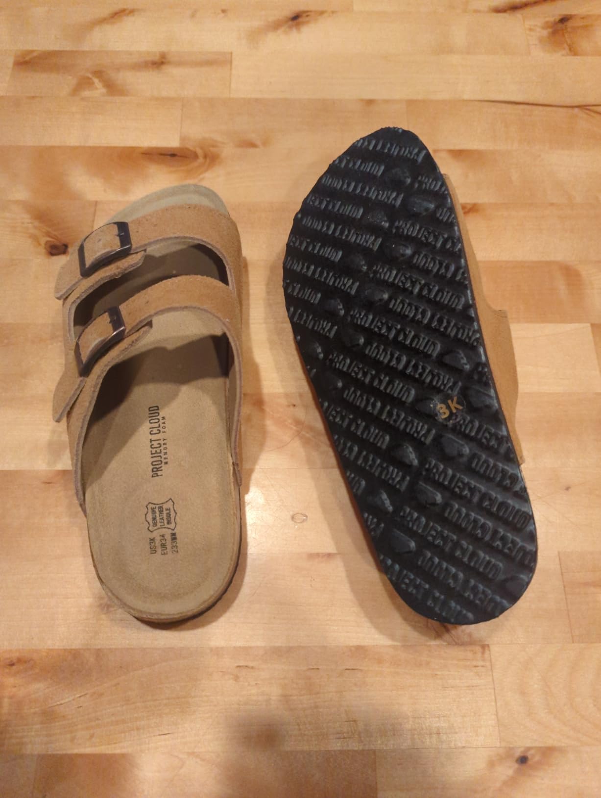 Kids Sandals, 100% Genuine Leather Slides for Boys & Girls customer photo 1