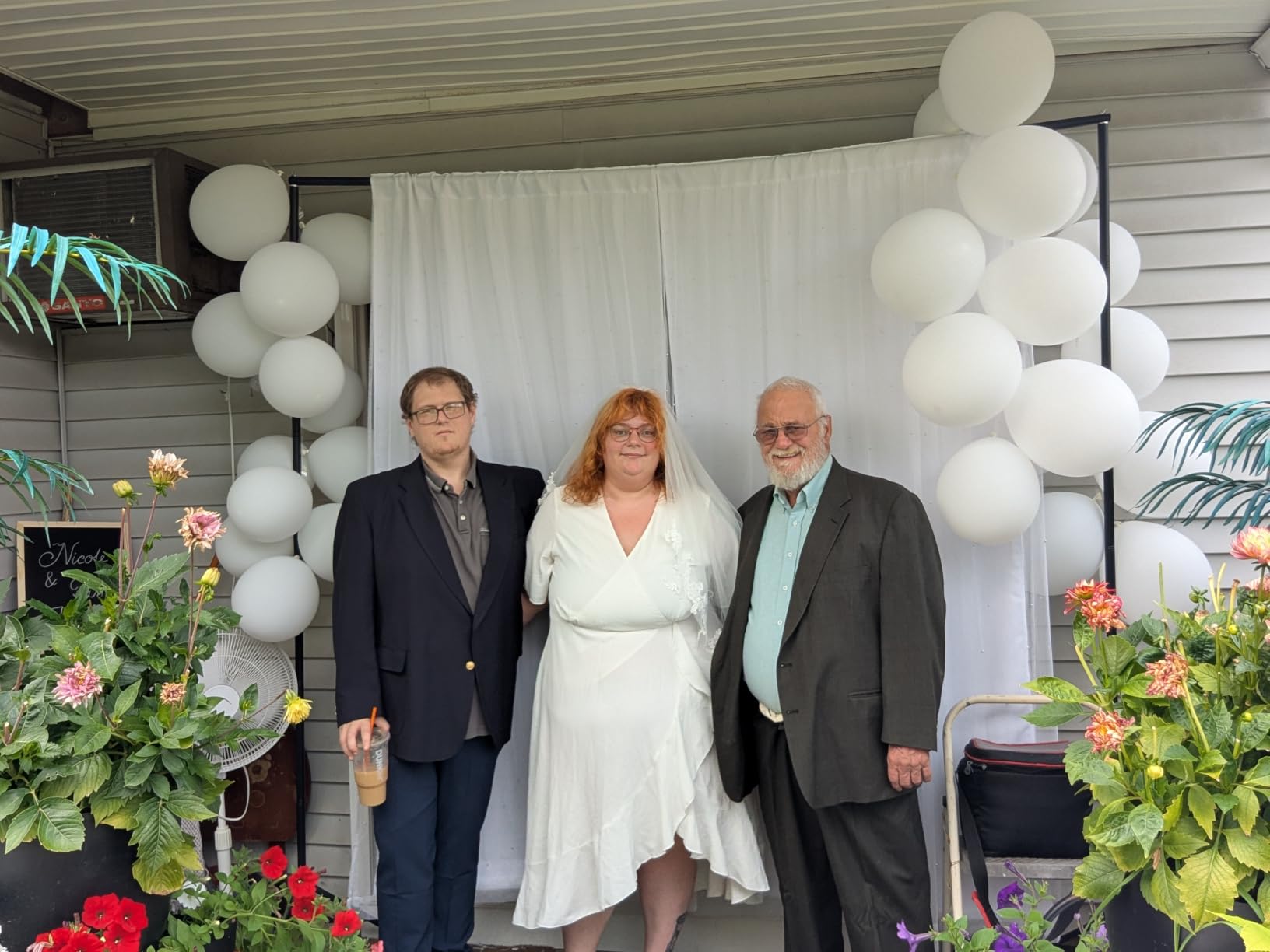 Hemmotop Backdrop Stand 10x8ft, Versatile Sizes Adjustable Banner Holder customer photo 1