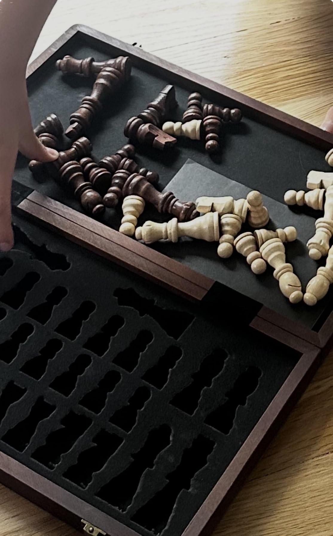 Magnetic Wooden Chess Set, 15
