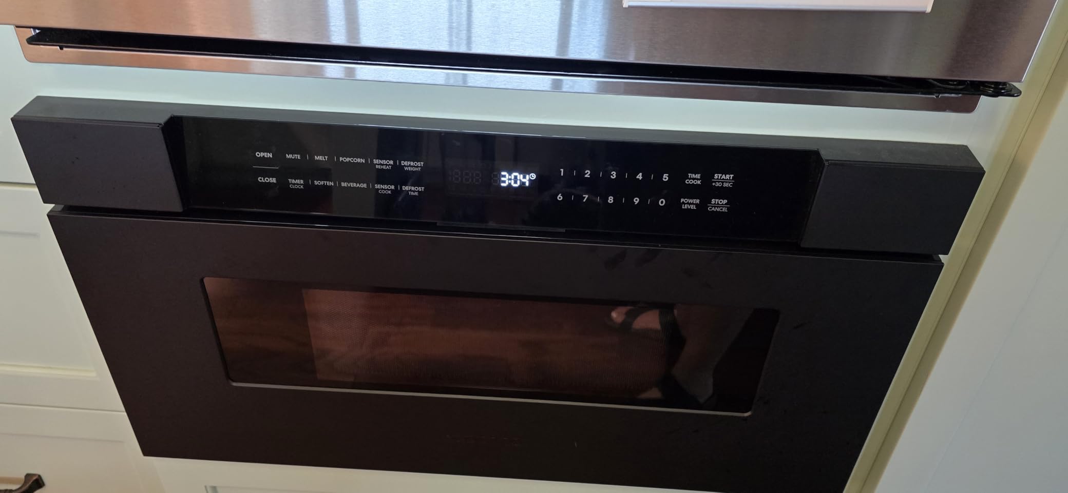 30 in. Haven Collection 1.2 cu. ft. Built-in Microwave Drawer, Matte Black | Cosmo COS-MWD3012NHBK Automatic Presets, Touch Controls, 10 Power Levels, 1000W, Defrost Functions, Child Lock Function customer photo 2
