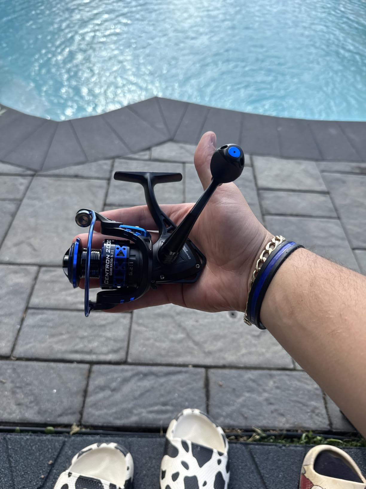 KastKing Centron & Centron Lite Spinning Fishing Reels, Collapsible Handle | Max Drag: 17.5 lb, 9+1 BB, 13.9 oz, CNC Aluminum Spool, 5.2:1 Gear Ratio, Freshwater & Saltwater, Fishing Gifts for Men customer photo 1