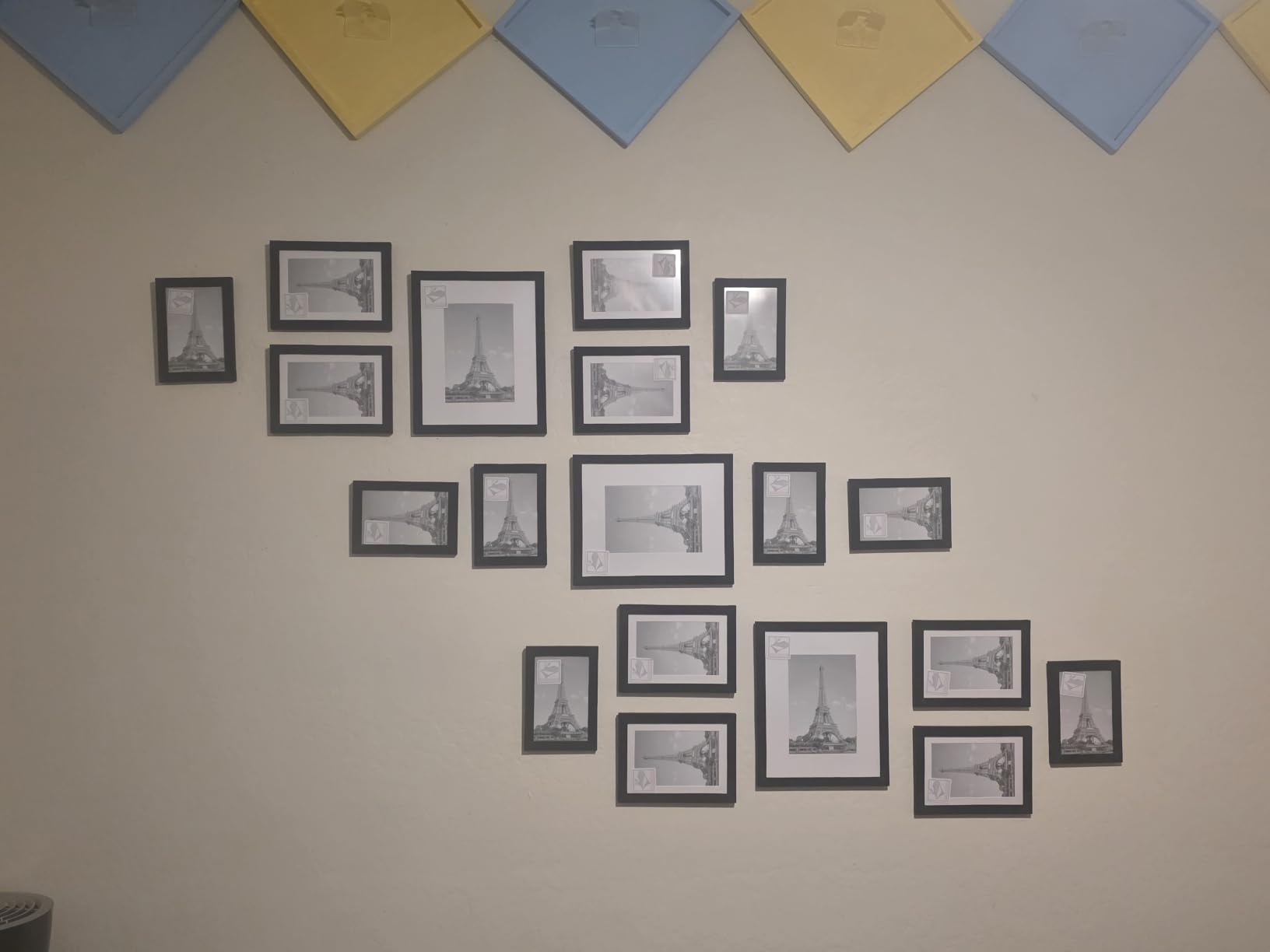 upsimples Picture Frames set of 19, Including 8x10, 5x7, 4x6 Black Frame | Multi Picture Frames Collage Wall Decor, Gallery Wall Frame Set, Gift For Christmas, Mothers' day, Wedding, Dorm, Living Room customer photo 1