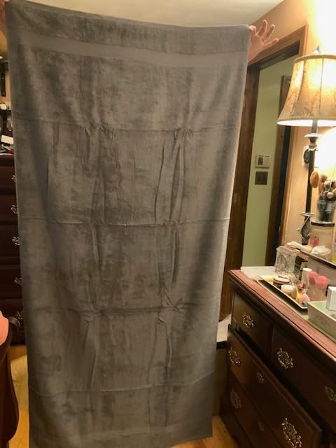 Bath Sheet Towels - 650 GSM Cotton Luxury Bath Towels Extra Large 35x70 | Highly Absorbent and Quick Dry | Hotel Quality Extra Large Bath Towels Oversized, White, 2 Pack customer photo 2