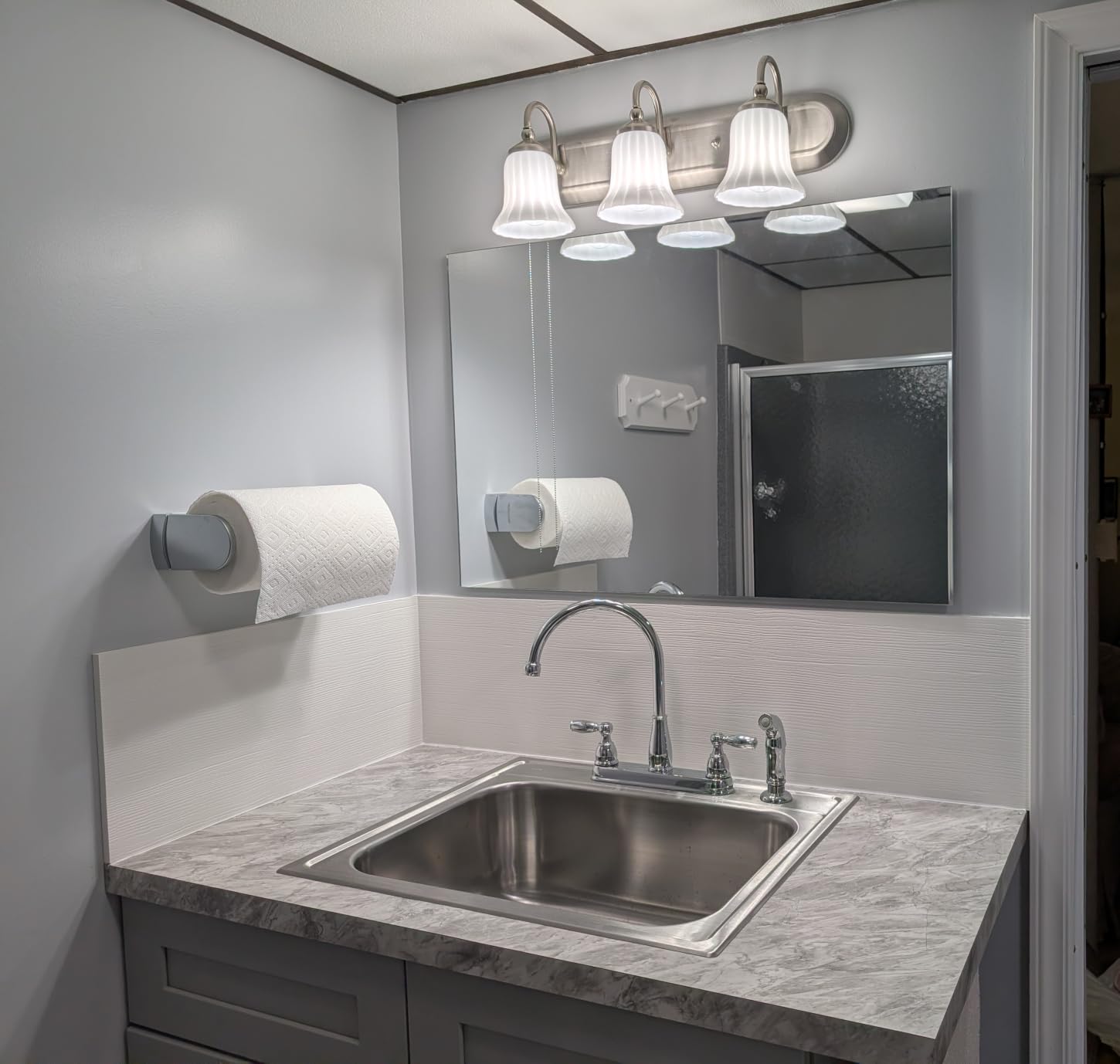 TETOTE Frameless Bathroom Mirror 40