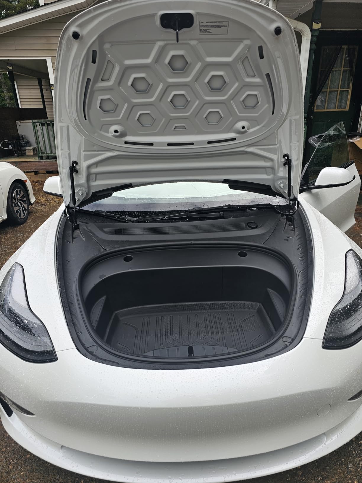 YITAMOTOR Floor Mats for Tesla Model Y 5 Seater 2024-2020, Custom Fit All Weather Floor Liners, Automotive Interior TPE Cargo Liner Frunk Mat Accessories for Model Y (NOT for Juniper), 6 Pcs Mats Set customer photo 2