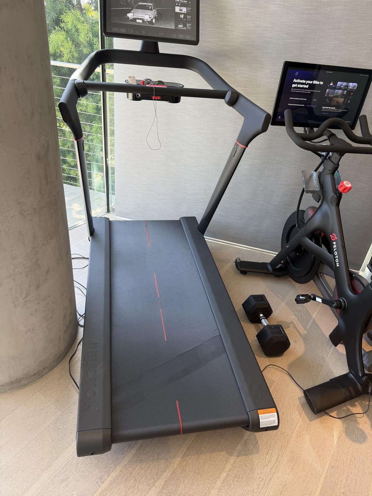 Peloton Treadmill, Cross Training Tread for Running, Walking & Hiking | Manual & Auto-Incline, Immersive 24