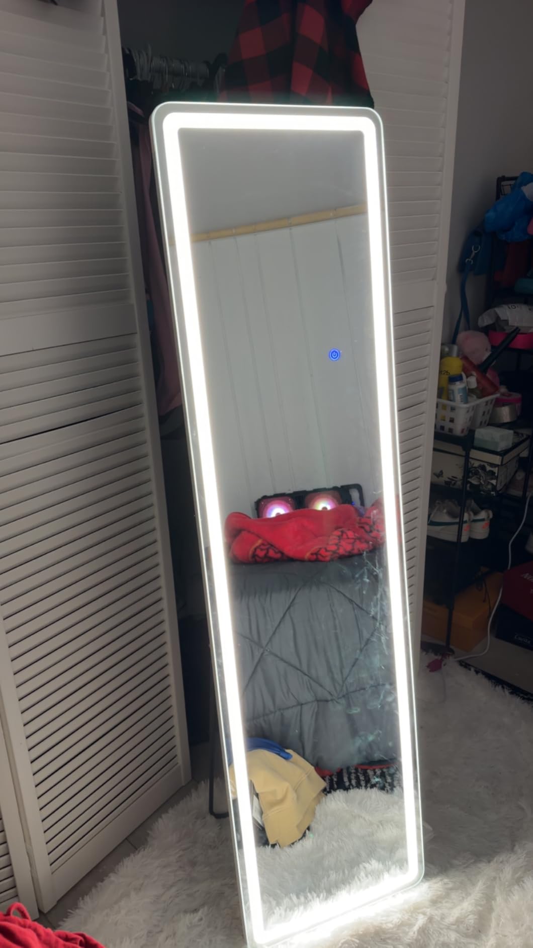 Sweetcrispy Full Length Mirror with LED Lights, 61