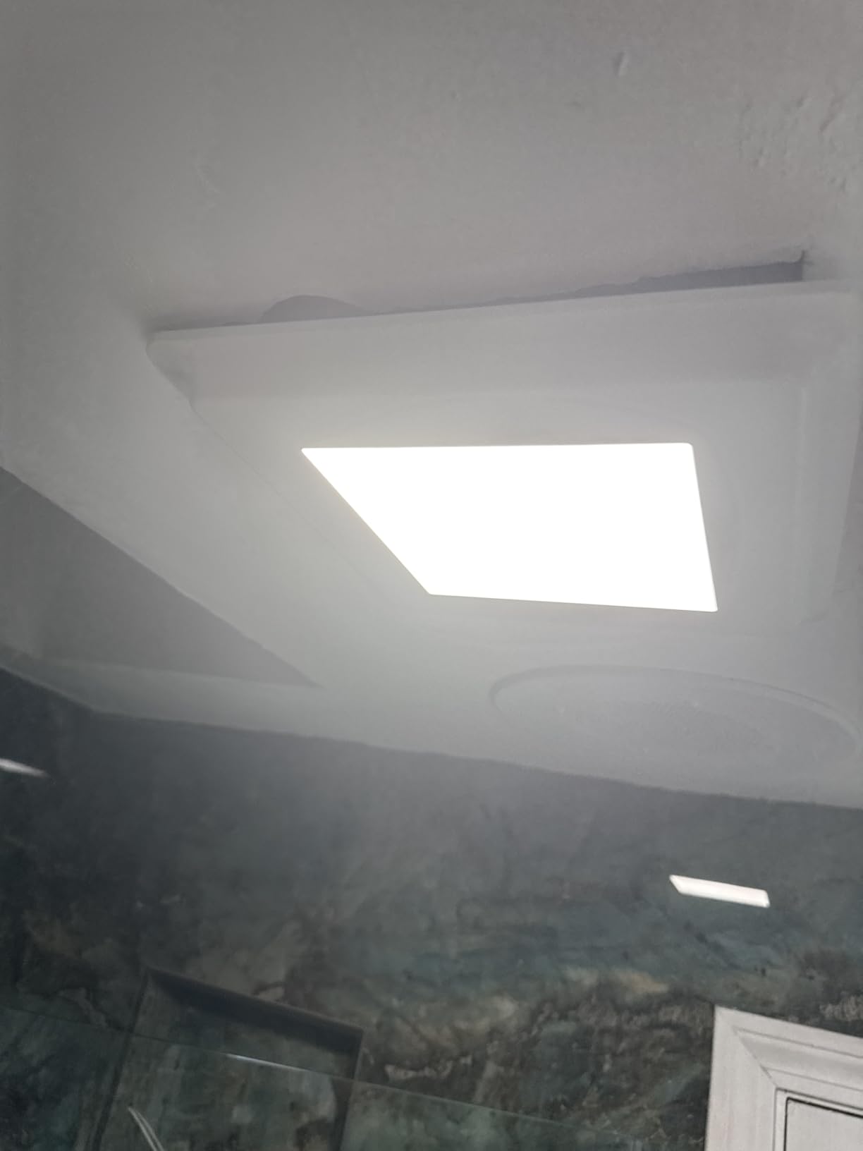 Amico Bathroom Exhaust Fan with Light, 80 CFM, 0.9 Sones, 1000LM, 5CCT | Easy Install, Ceiling Opening 8.8'' x 8.8'', Ceiling Mount Shower Bathroom Fan, Household Ventilation Fan, ETL & FCC customer photo 1