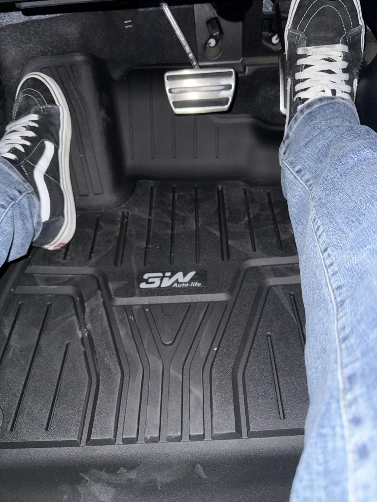 3W Floor Mats for Honda Prologue/Chevrolet Blazer EV 2024-2026 | and Cadillac Lyriq 2023-2026, TPE material, all weather protection, custom fit, black customer photo 2