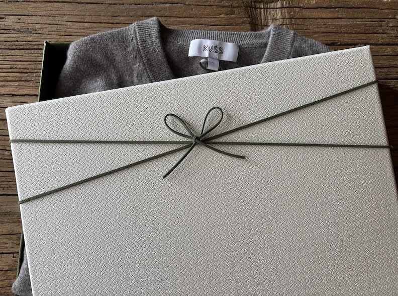 KVSS Men's Crewneck 100% Pure Cashmere Sweater, Pullover Cashmere Sweaters for Mens | Luxury from Inner Mongolia customer photo 2