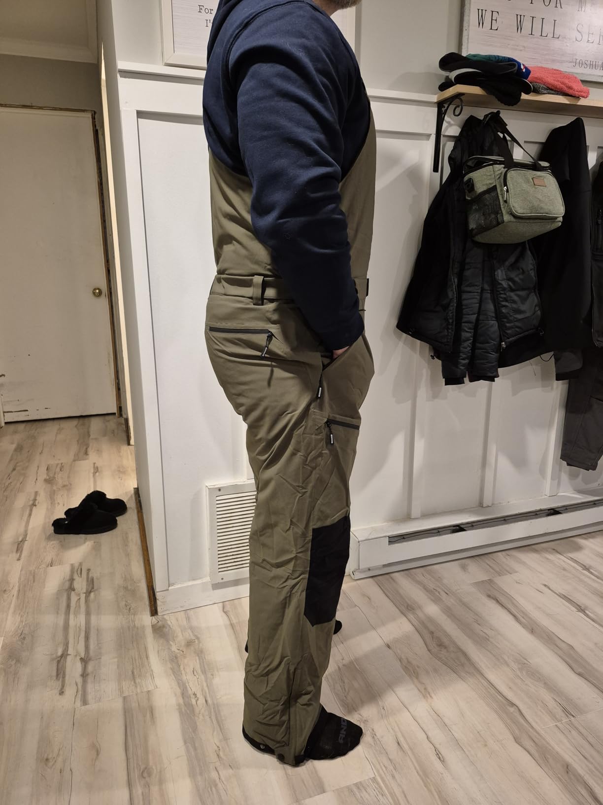 FREE SOLDIER Men's Ski Bibs Insulated Overalls Ripstop Snow Pants customer photo 1