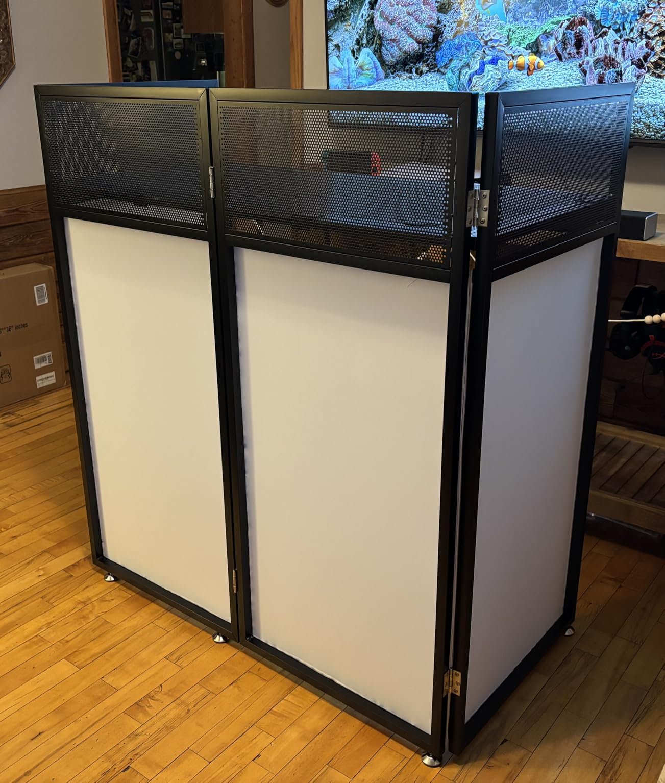 Portable DJ Booth Table Station 44