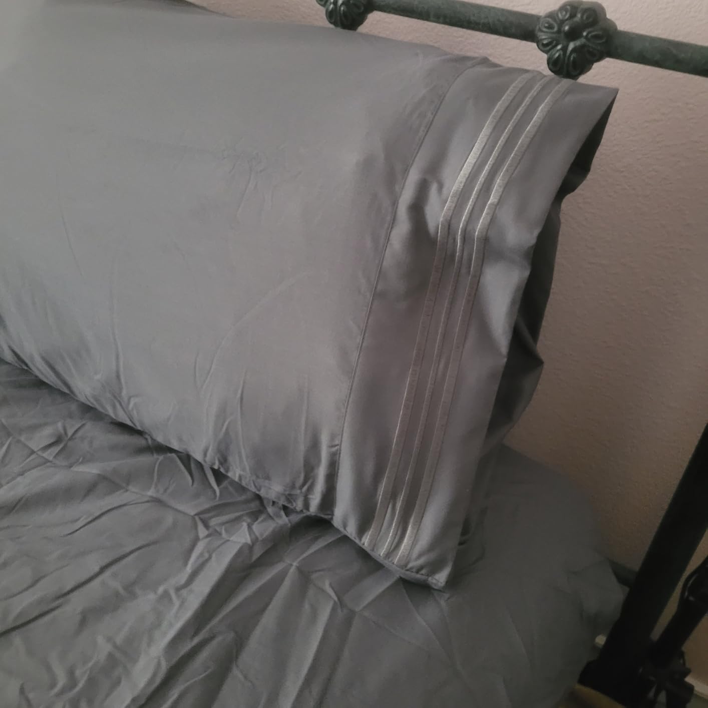 100% French Linen Sheet Set 4Pcs, 16