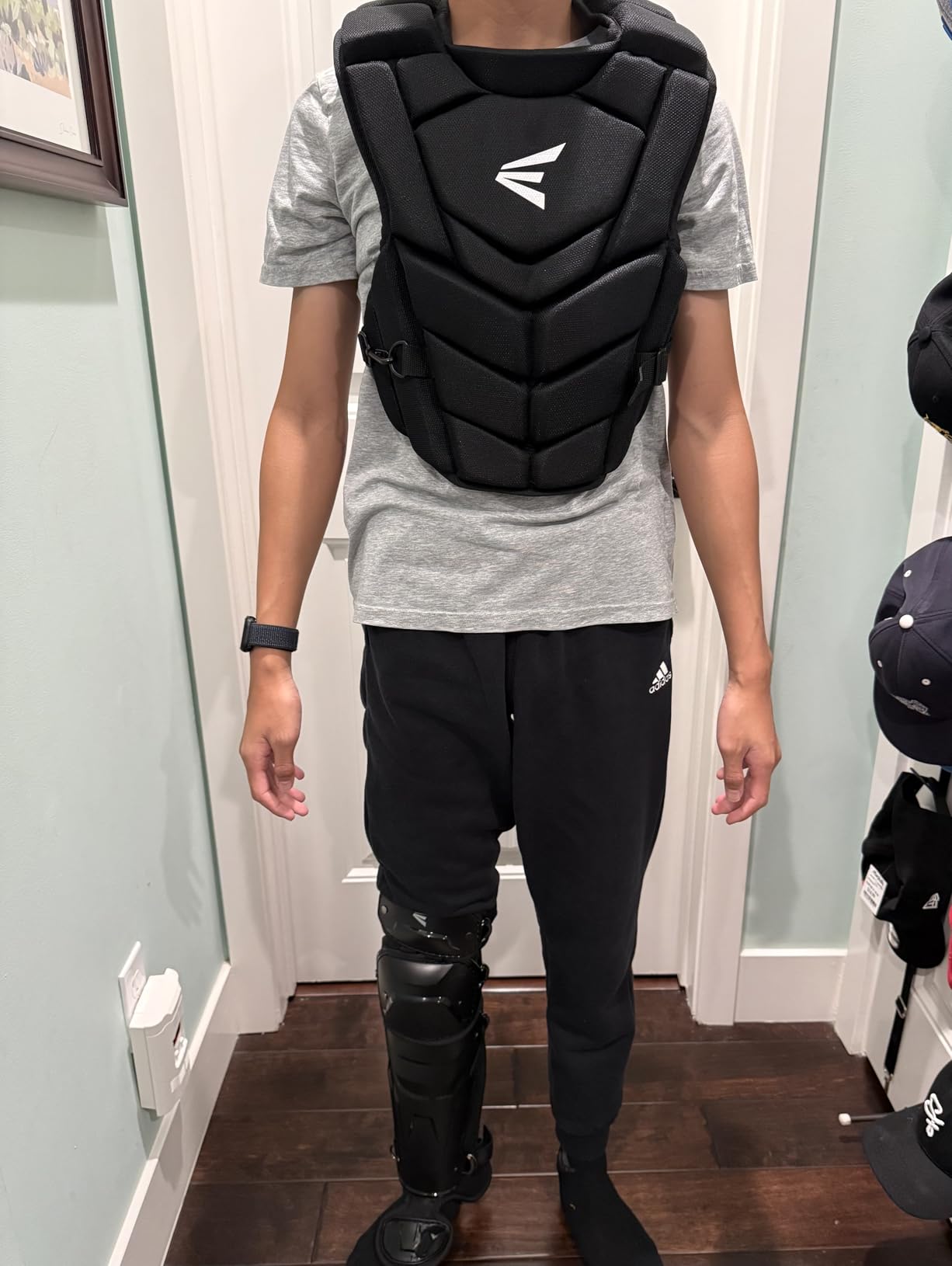 Easton | Black Magic 3.0 Youth Baseball Catcher Gear Set | Helmet, Chest Protector & Leg Guards | Multiple Sizes/Colors customer photo 2