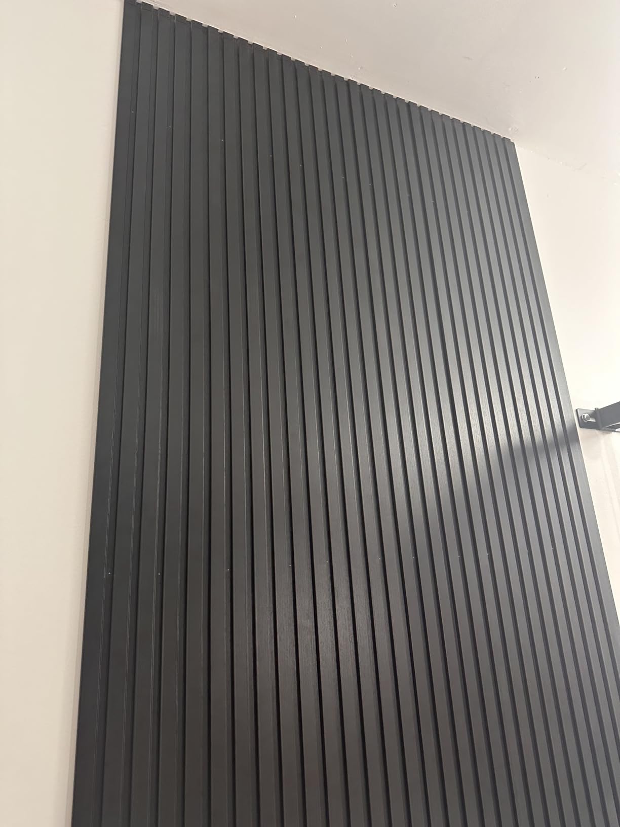 Art3d Wood Slat Wall Panels, Fluted MDF, 6-Pack, 94.6 x 7.4 in, Walnut | 3D Textured Panels for Accent Walls, Ideal for Living rooms, Bedrooms, Offices, Entryways and Studios customer photo 2