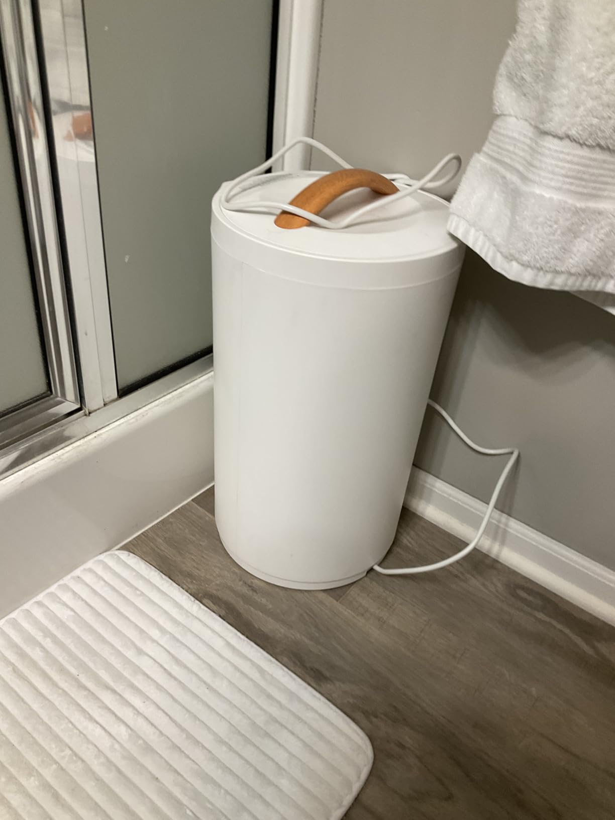 Towel Warmer, 20L Large Towel Warmers for Bathroom, Towel Bucket Fits Up Two 40