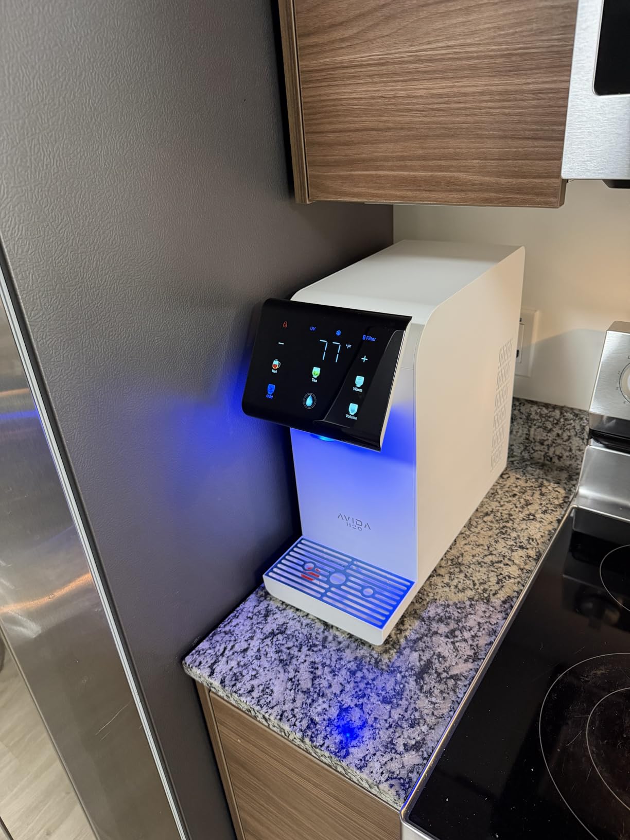 Ultra Instant Hot & Cold Water Dispenser, Countertop Bottleless Water Filter Dispenser with 4-Stage Filtration + UV Sterilization, WQA & NSF/ANSI 42 Certified, Full Installation Kit customer photo 1