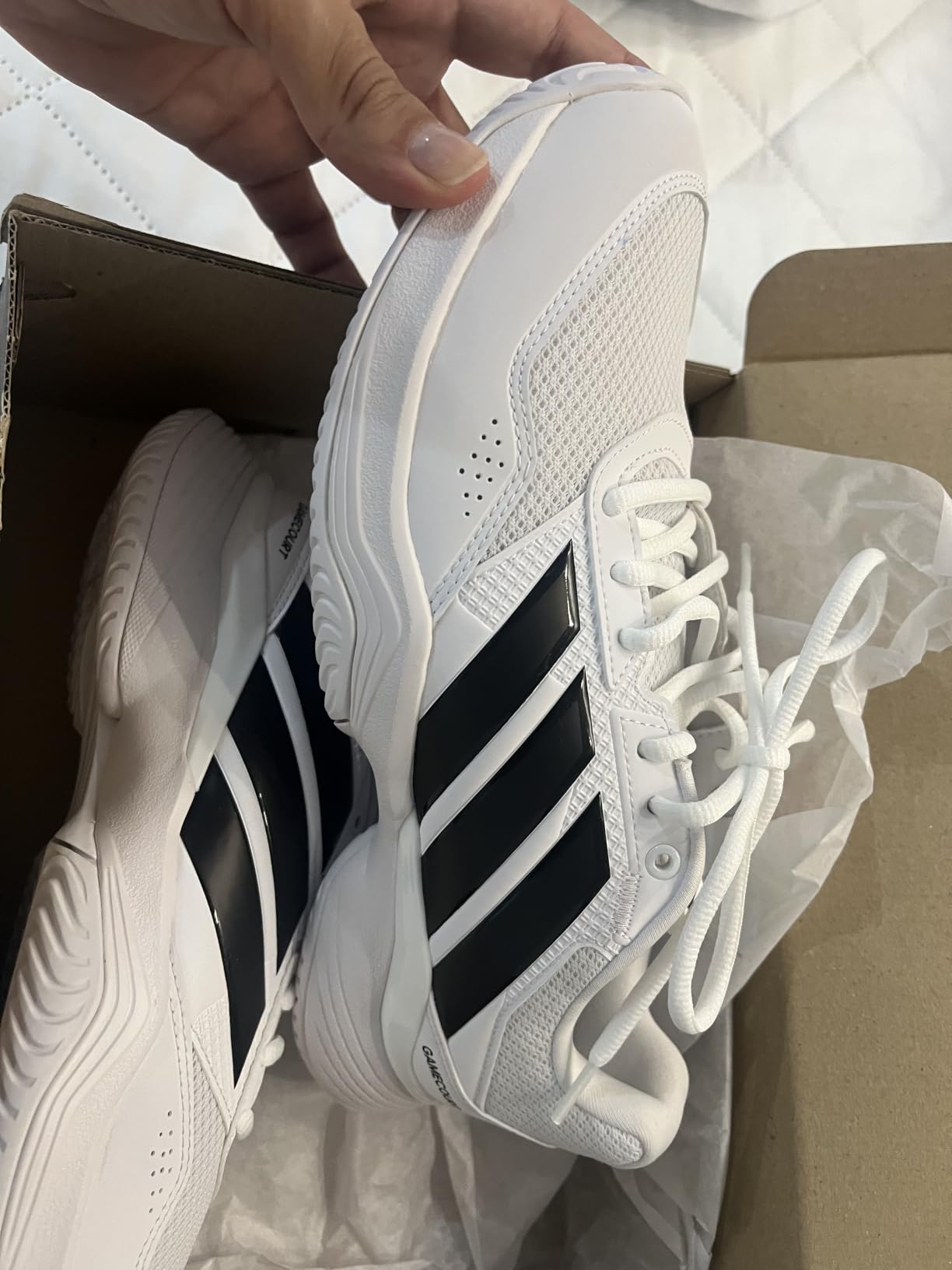 Adidas Men's Gamecourt 3 All Court Sneakers Shoes customer photo 1