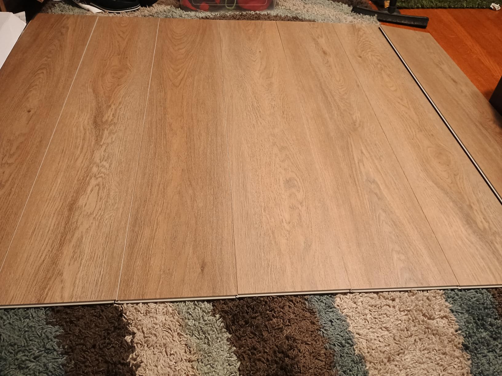 Allure Wide Plank Luxury Vinyl Flooring, Burnt Butter Walnut 9