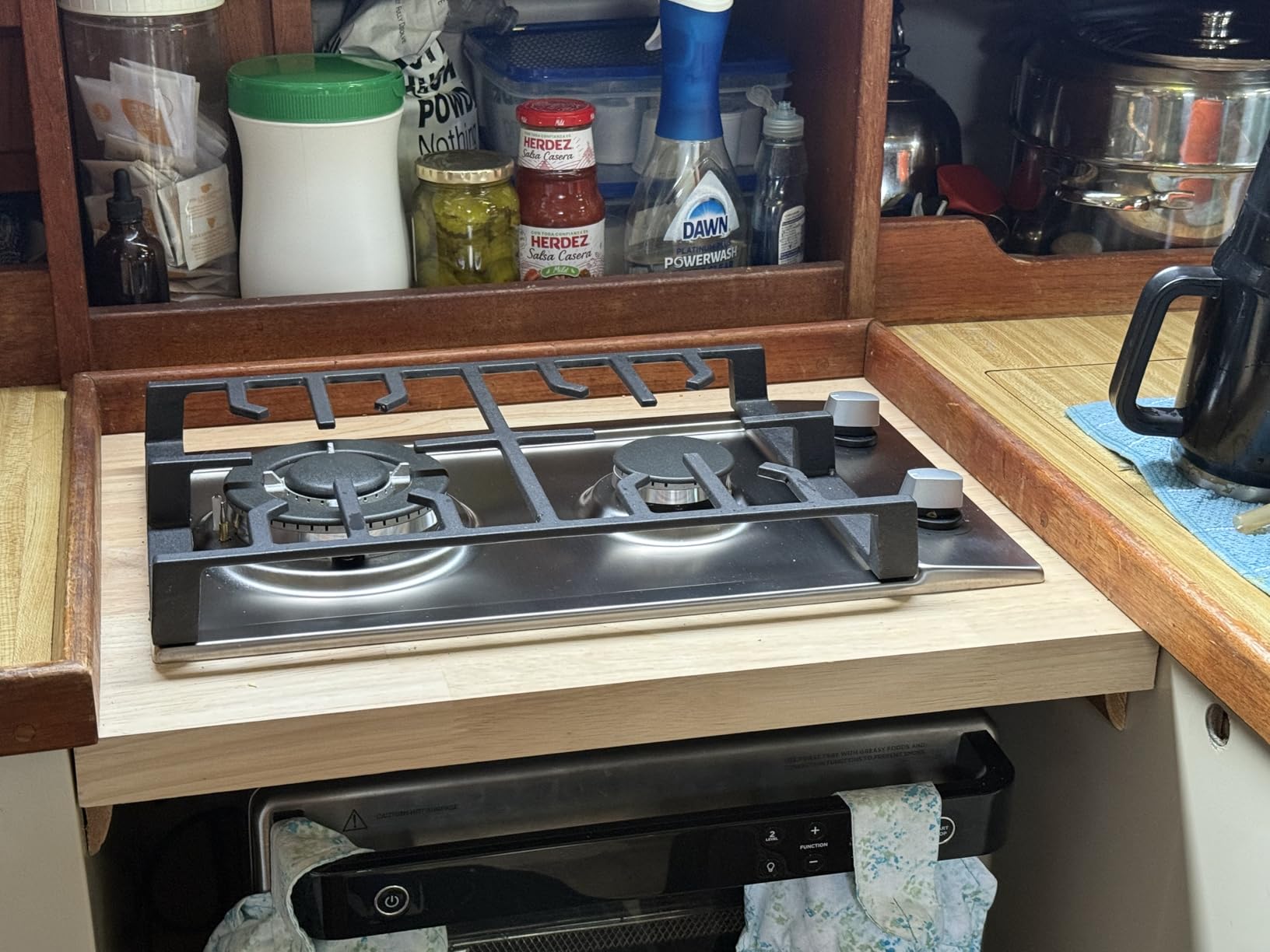 36 Inch Built-in Gas Cooktop 5 Italy SABAF Sealed Burners 40400 BTU | Stainless Steel Propane Stove Top, NG/LPG Convertible, Cast Iron Grates, ETL Certified customer photo 1