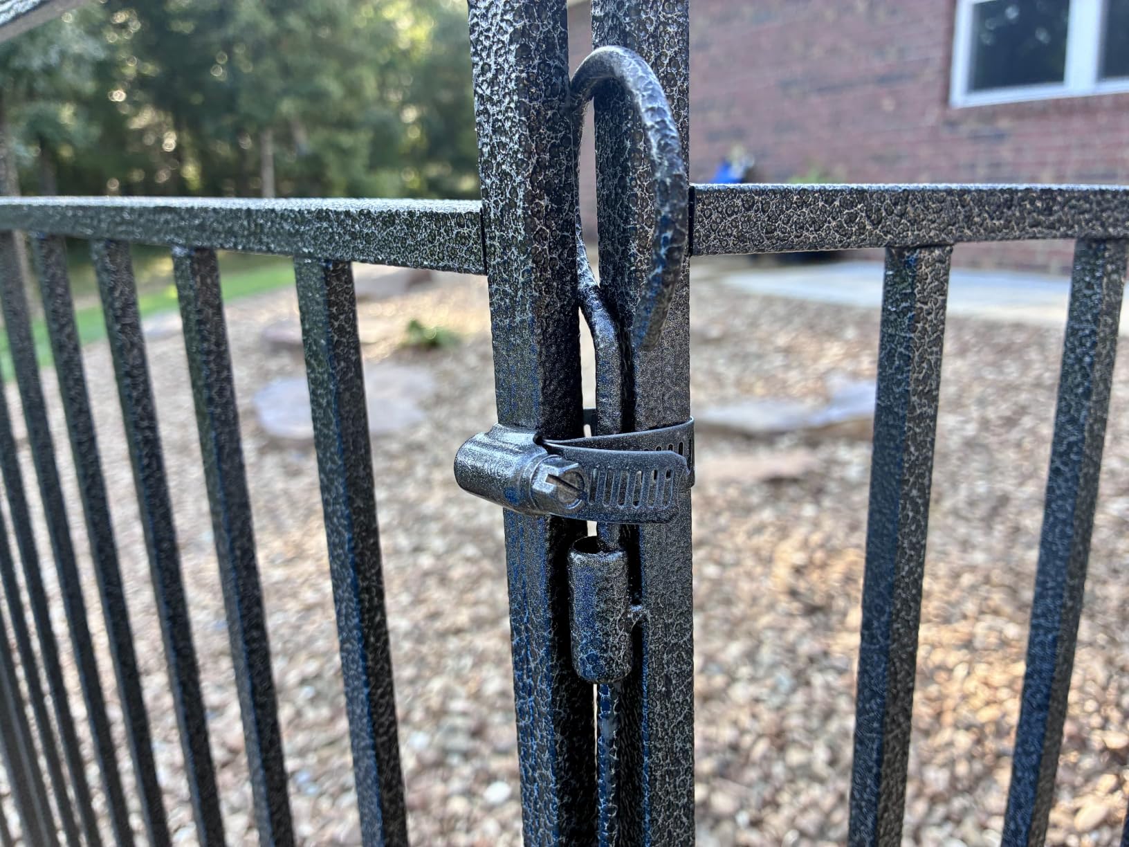 40in H x 110ft L Black-Silver Removable Pool Safety Fence customer photo 1