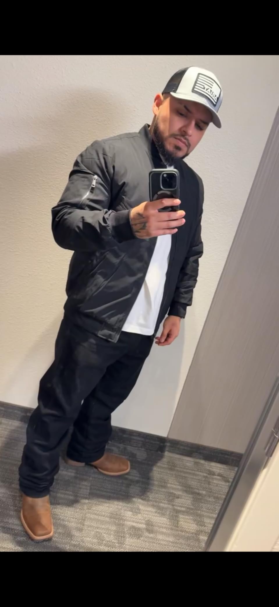 TACVASEN Men's Bomber Jacket Thermal Quilted Winter Coat for Daily Wear customer photo 1