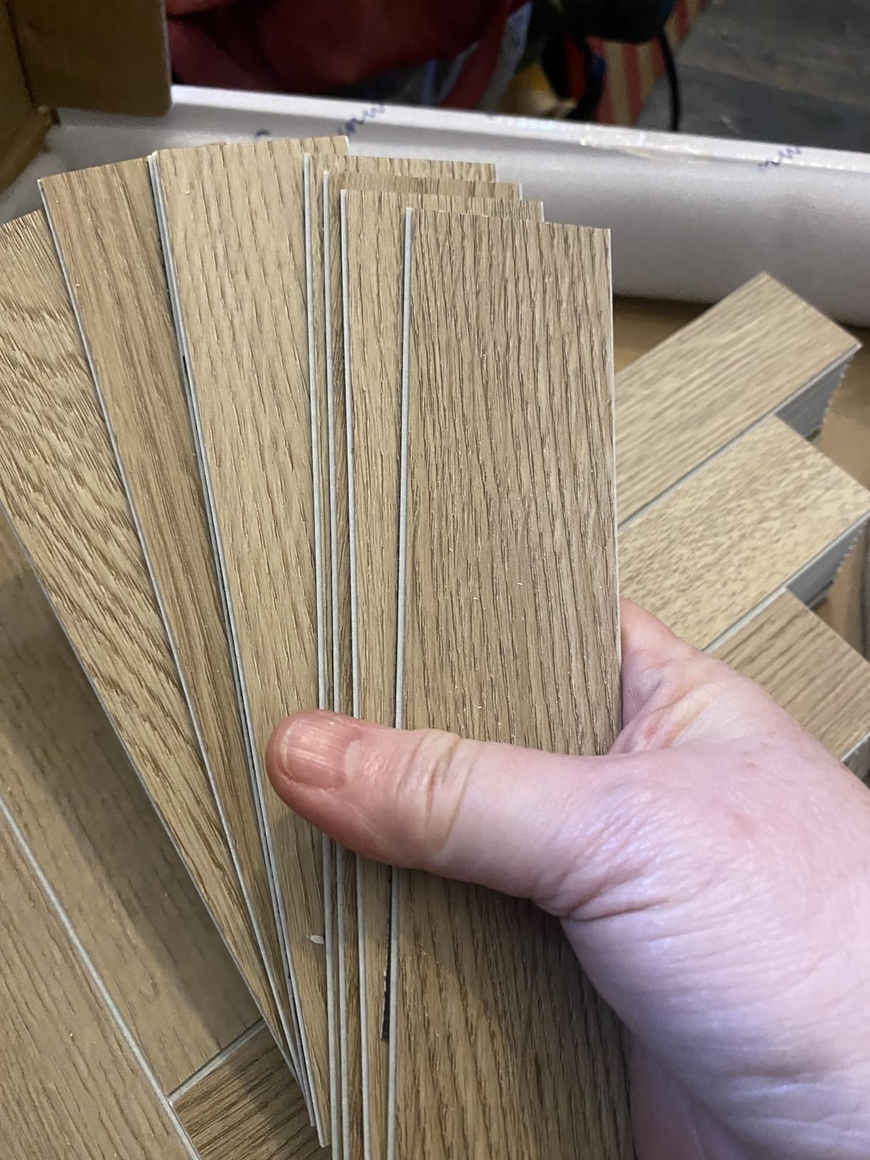 12-Pack Peel and Stick Floor Tile, 10.8