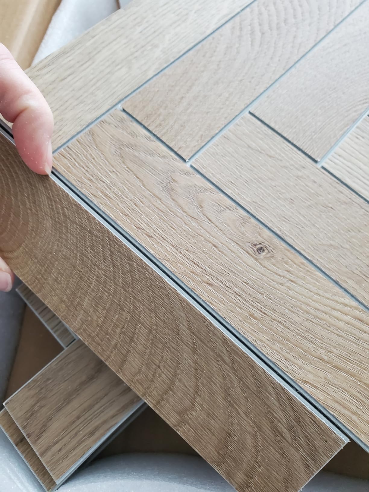 12-Pack Peel and Stick Floor Tile, 10.8