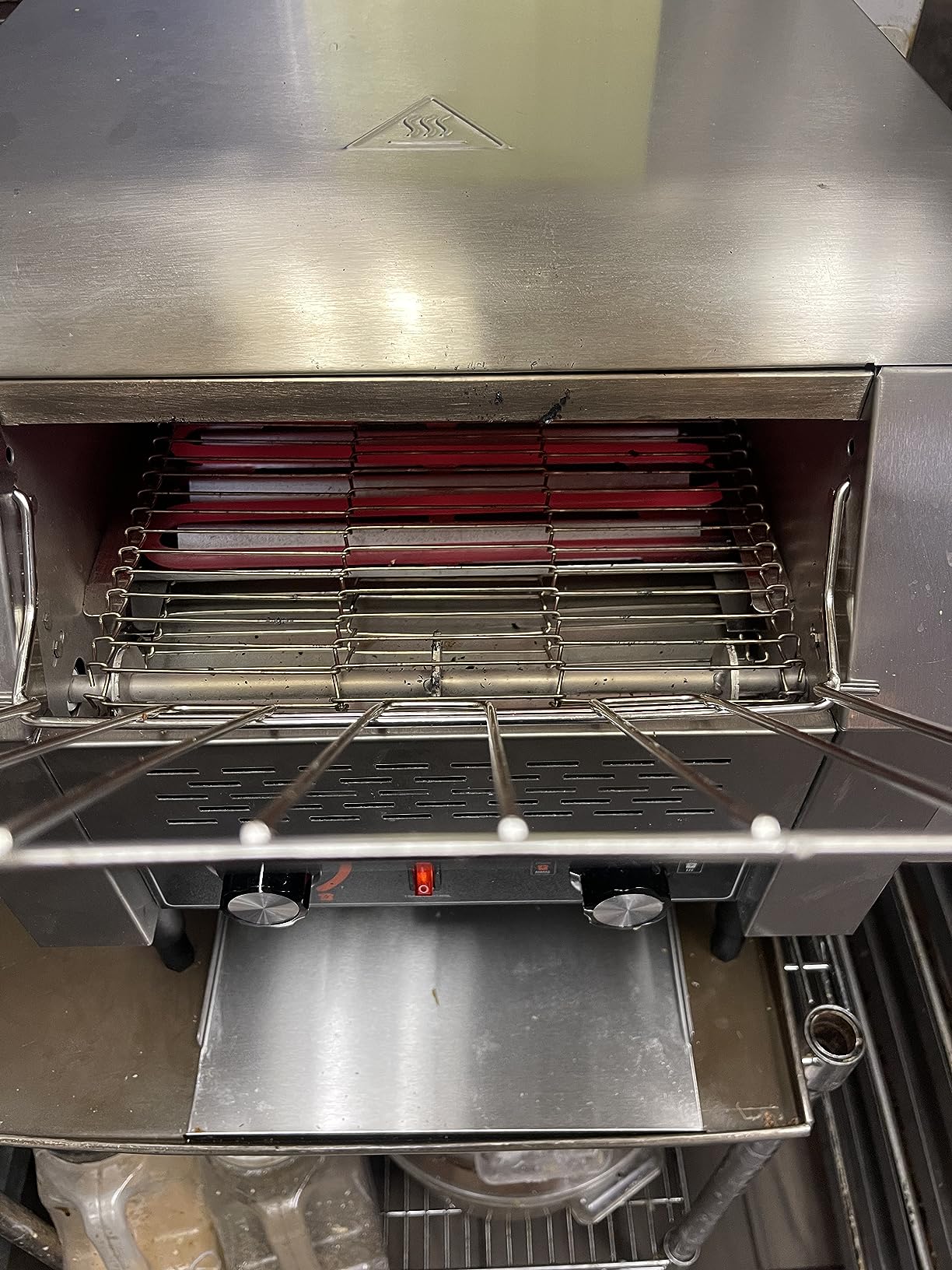 PYY Commercial Conveyor Toaster 150pcs/h - Electric Conveyor Belt Toaster for Toast, Bun, Bagel, Bread, Heavy Duty Stainless Steel Toaster Oven for Restaurant, Bakery, Buffet Use customer photo 2