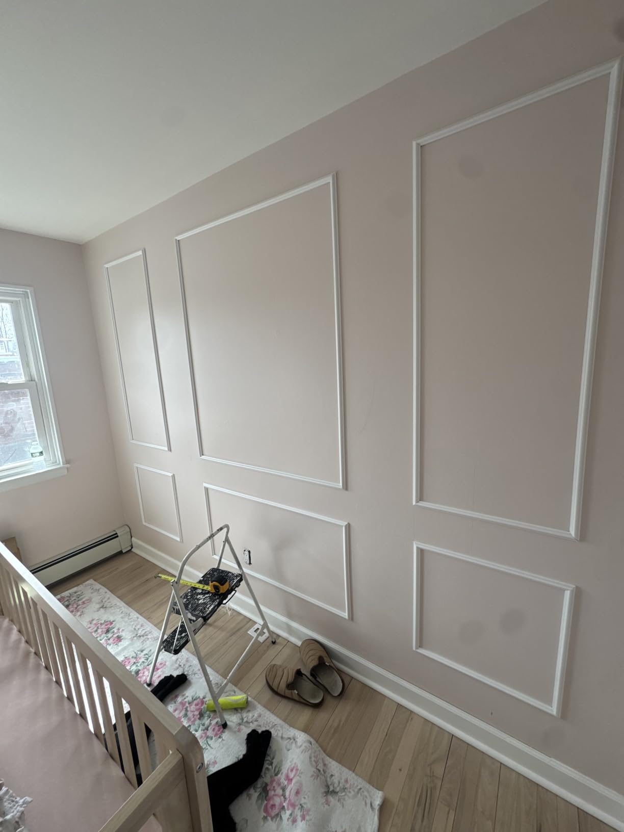 Accent Peel and Stick Wall Molding Kit Frame Pre Cut Moulding Panels | (50