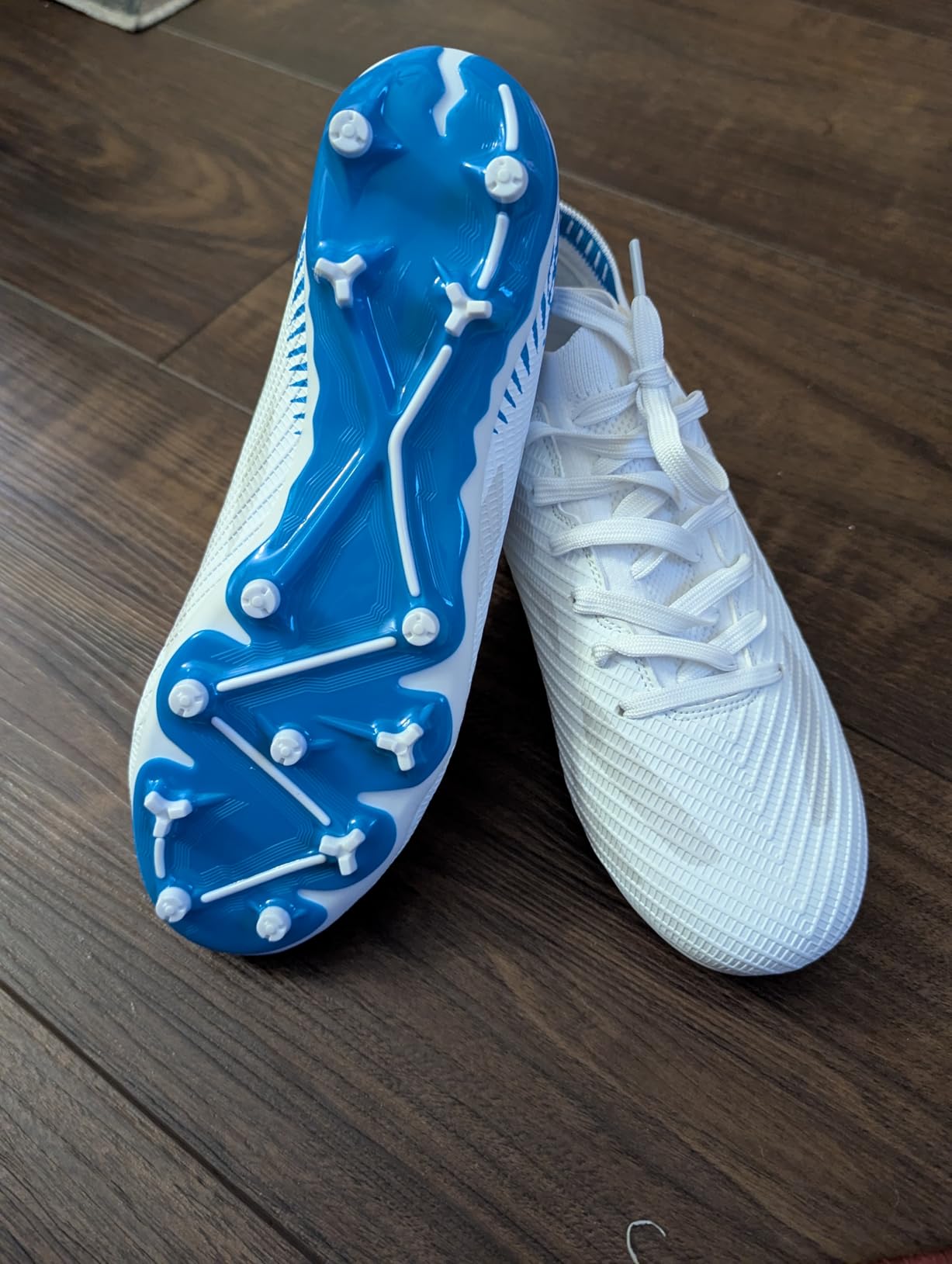 Womens Soccer Cleats Firm Ground Outdoor Athletic Mens Football Boots Lightweight Soccer Shoes for Youth Teen customer photo 2