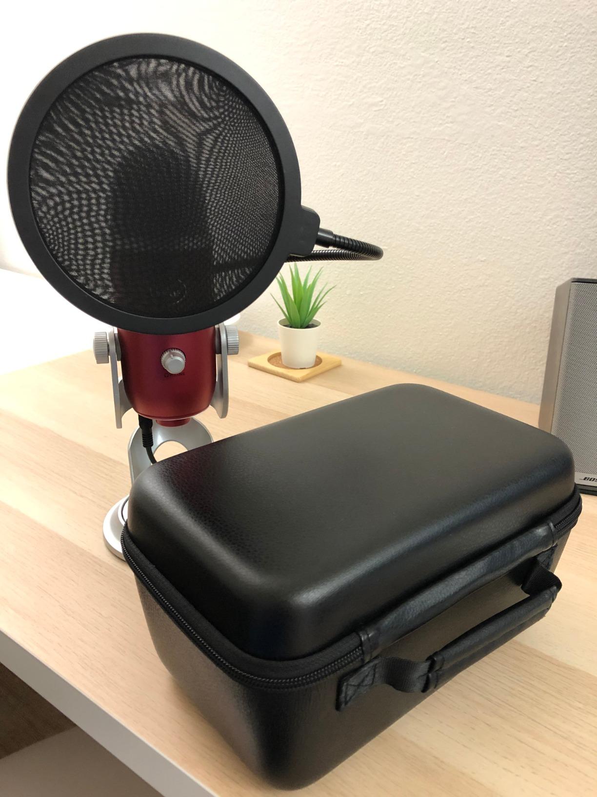 NEEWER Metal Pop Filter for Microphone, Six Layer Professional Foam Mic Isolation Shield Windscreen Cover with Flexible Arm for Podcast Live Streaming Voice Over Singing Studio Music Recording, MS044 customer photo 2