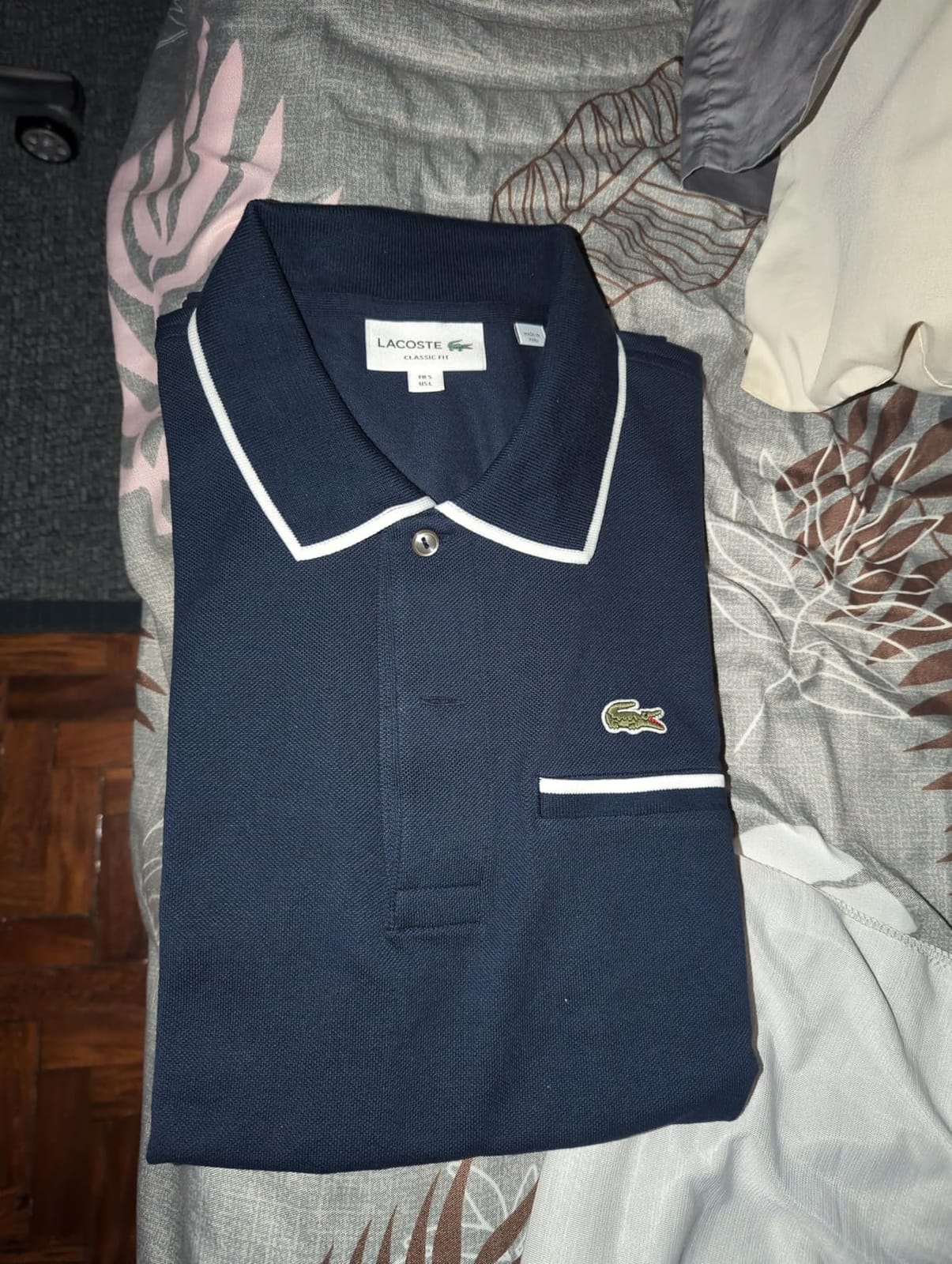 Lacoste Men's Classic Fit Pocket Accent L.12.12 Polo Shirt customer photo 2