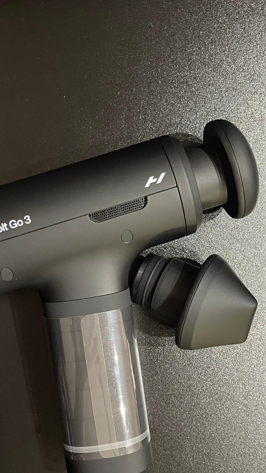 Hyperice Hypervolt Go 3 Percussion Massage Gun Lightweight with Carry Case | Muscle Recovery | Compact Power | TSA Friendly Design | Long Battery Life | Five Speed Settings | Pressure Sensor Feedback customer photo 1