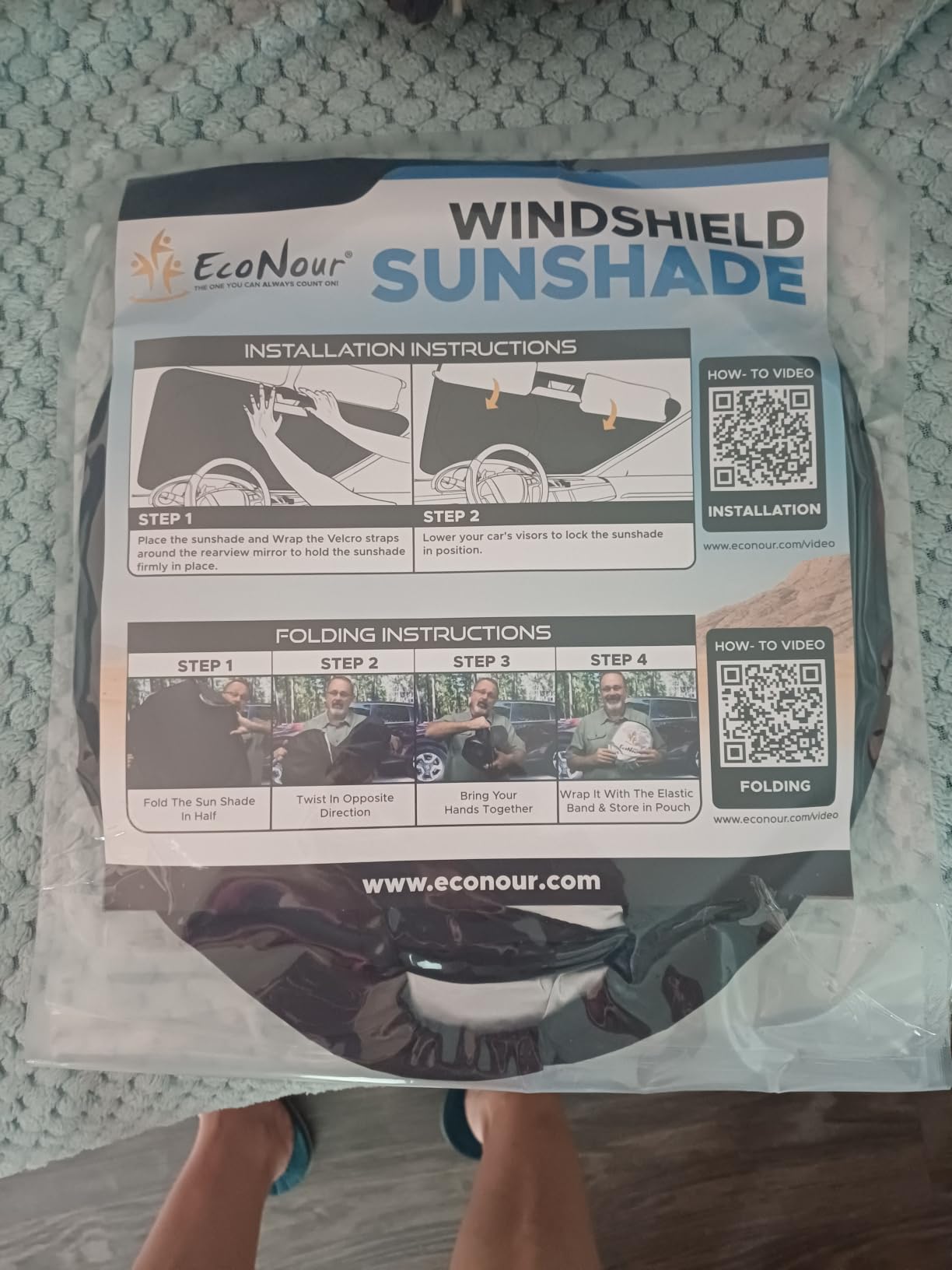 EcoNour Windshield Sunshade for Chevy Silverado EV/GMC Sierra EV 2024-2026 | Sun Visor for Front Windshield & Window Sun Shade Cover, UV Heat Blocker & Protector, Car Accessories customer photo 2